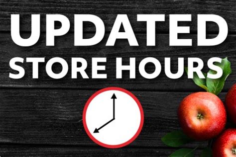 UPDATED STORE HOURS, with new .